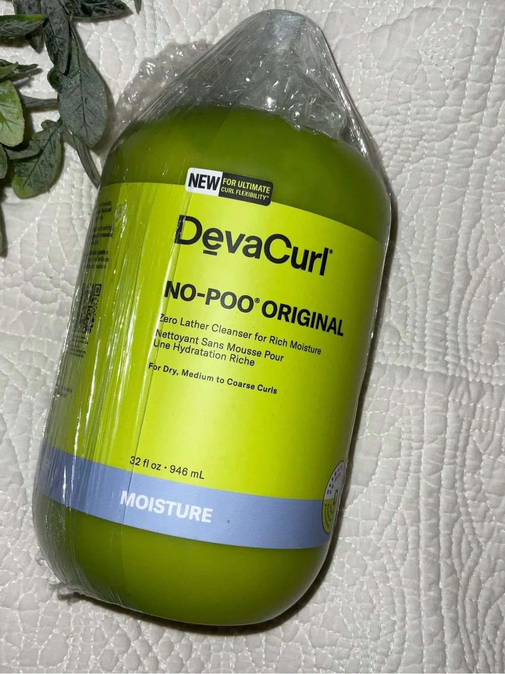 32oz DevaCurl No-Poo Original Moisture Cleanser